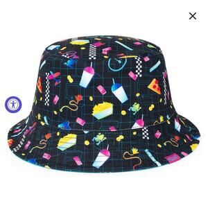 NWT RSVLTS 80s 90s Retro Pack Mall Madness Reversible Bucket Hat